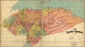 Map of the Republic of Honduras (1907)