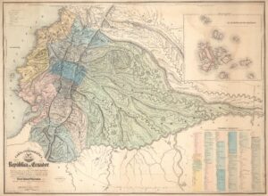 Mapa de la República del Ecuador (1858)