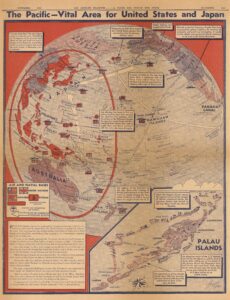 The Pacific, an area of vital importance to Japan and the United States (1942)