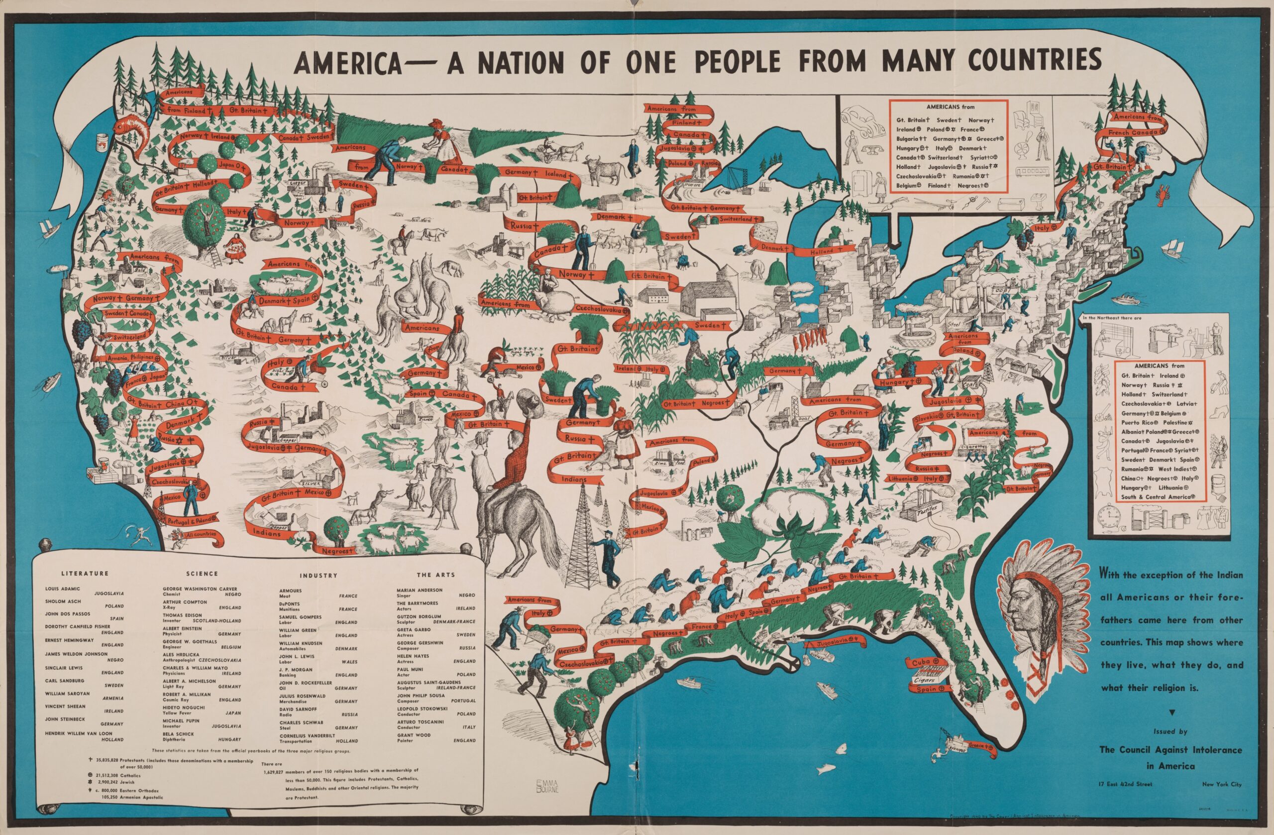 Estados Unidos, un solo pueblo de muchos países (1940) Estados Unidos, un solo pueblo de muchos países (1940)
