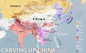 The division of China and East Asia (1910)