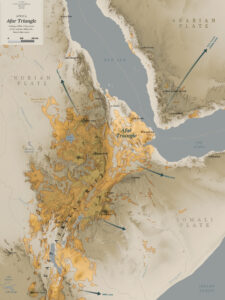 Map of the Afar Triangle (2025)