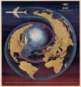 Rutas aéreas de Scandinavian Airlines (1960)