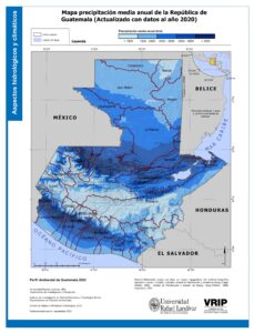 Average annual rainfall in Guatemala (2023)