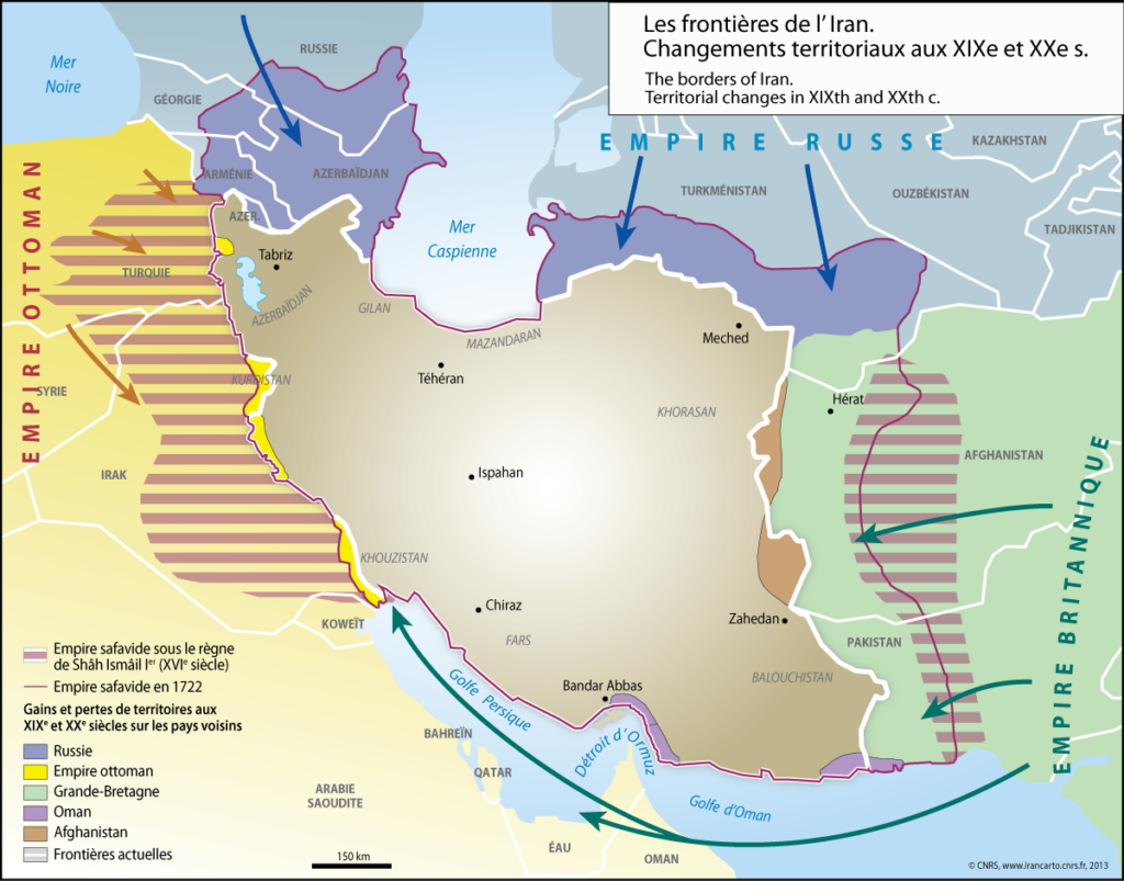Iran's territorial losses (1813 - 1971)