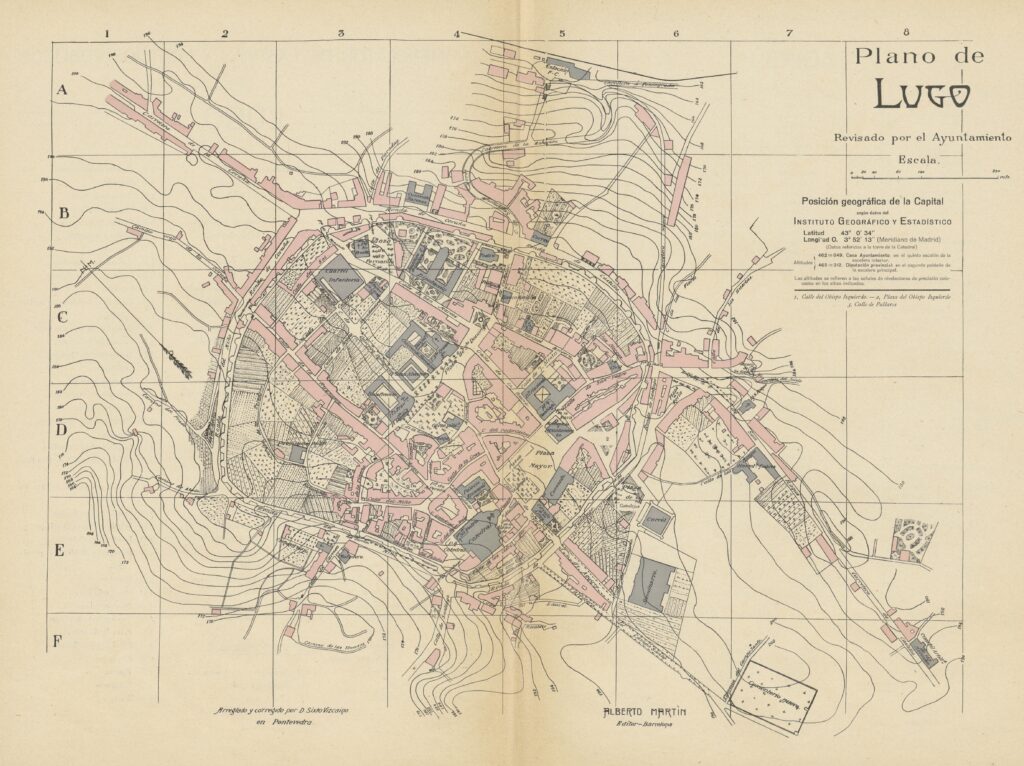 Map of Lugo (1918)