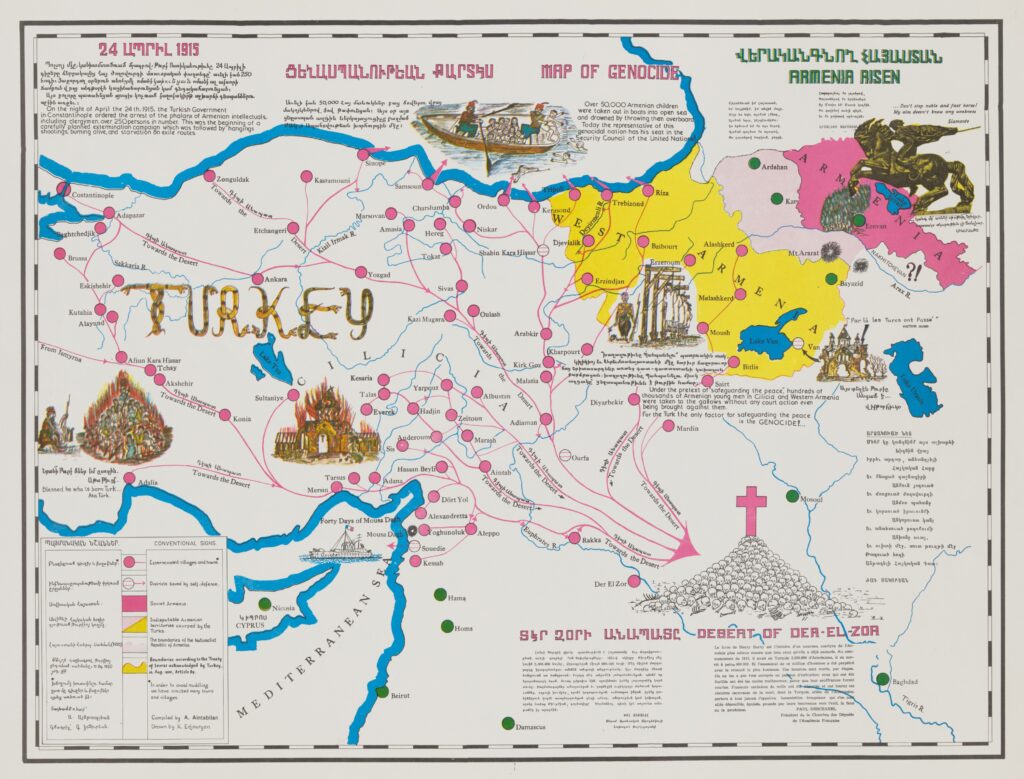 Map of the Armenian Genocide (1961)