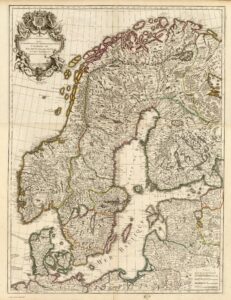 Map of the Northern Crowns (1706)