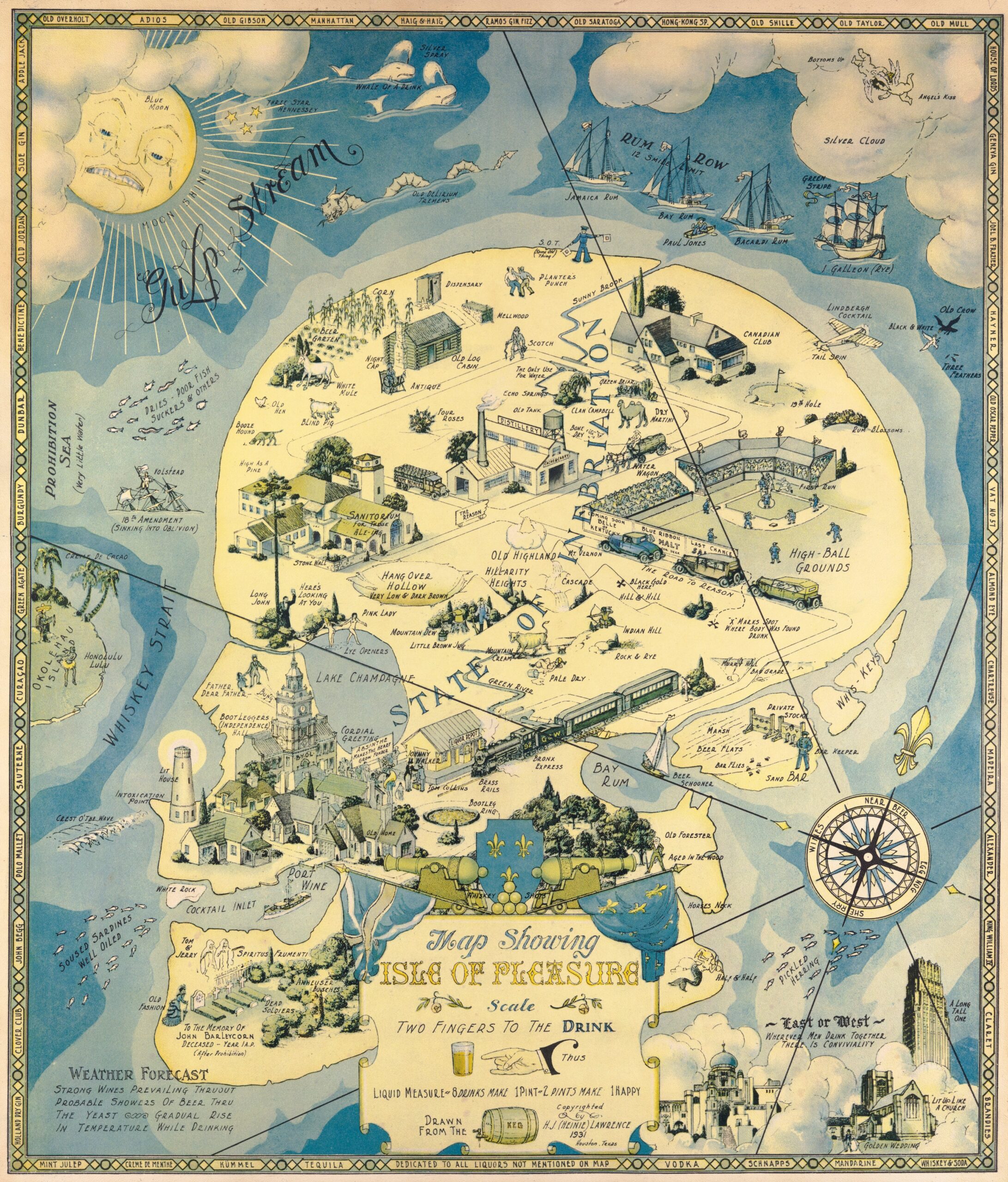 Mapa de la isla del deseo (1931)